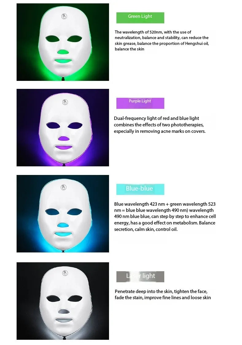 Restoryhq Red Light Glow Mask
