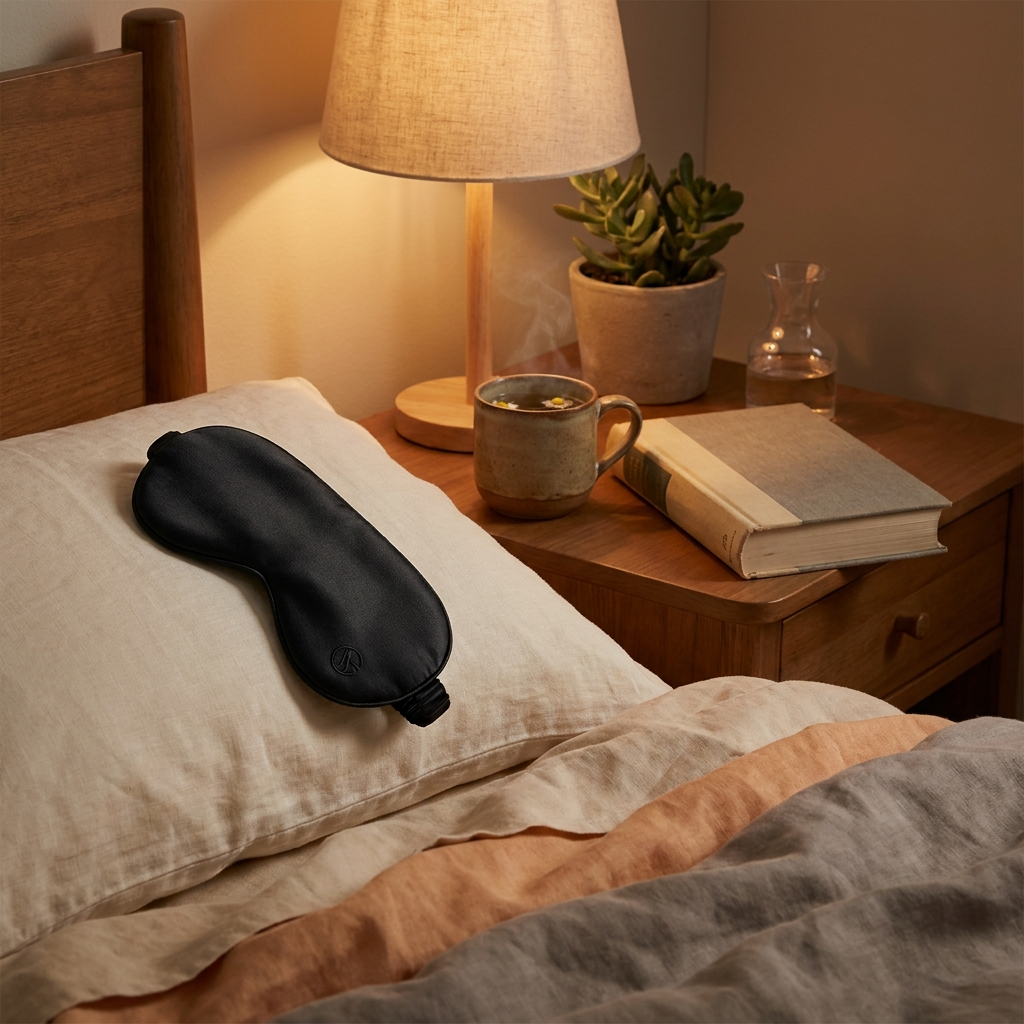 Restoryhq Silk Sleep Mask, included in Sleep Sanctuary bundle